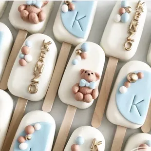 Baby Shower Cakesicles (gender neutral)