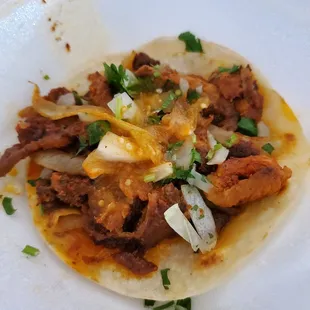 Taco no extra meat