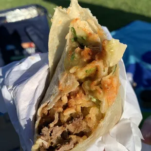 Carne Asada Burrito ($7.99) -- so good! The meat was marinated so well and cooked perfectly. Really solid burrito for a good price