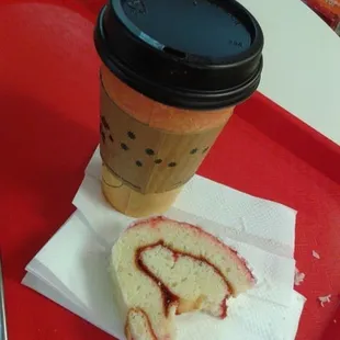 Fresh breads and cafe mocha