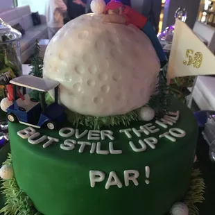 Linda did a great job on my husband's 50th birthday cake!