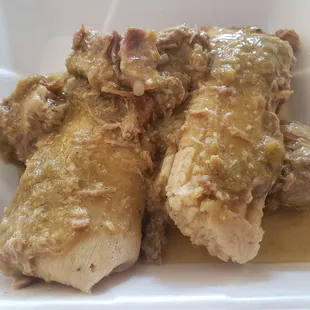 Pork and Chicken Tamales