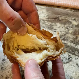 Supposedly a cheese danish. Where&apos;s the cheese?