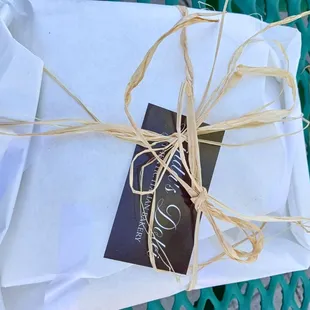 A package of Linda&apos;s Dolci&apos;s goodies