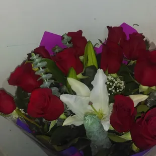 Dozen of roses for my BFF 30th bday wonderful job