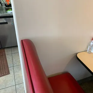 a view of the kitchen