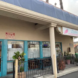 Outside patio