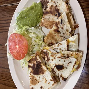 Chicken quesadillas (yum)