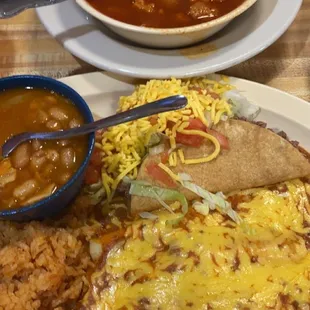 Menudo and Combination plate were good!
