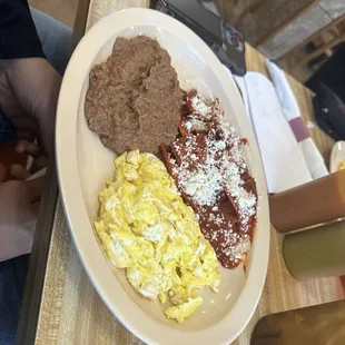 Chilaquiles plate