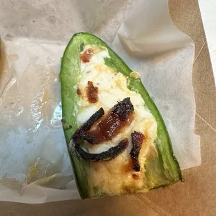 Jalapeño poppers. The hot honey they drizzle over the bacon is very flavorful.