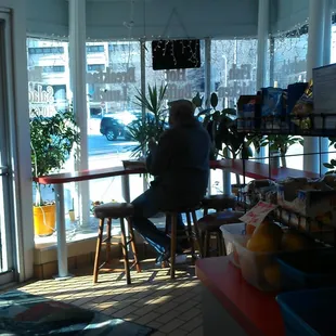 small dining section