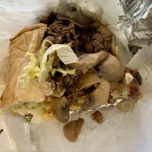 Mushroom Cheesesteak