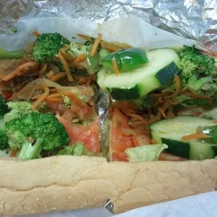 Hot Veggie Sub