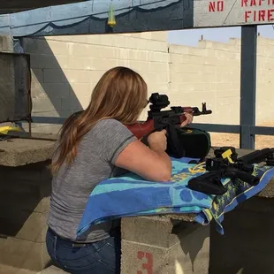 Rifle range.