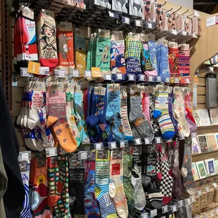 A great selection of Blue Q socks here (great brand with fun designs)