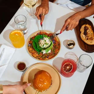 Join us for dinner enjoy our beautiful Burrata &amp; Tomato, the Linden Burger and our delicious cocktails