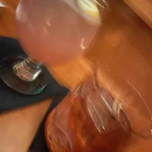 Kinda blurry - but damn good and powerful drinks!