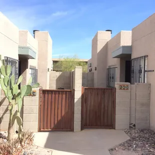 Entrances to patios and doorways
