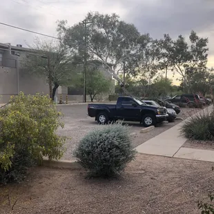 Private parking lot &amp; area