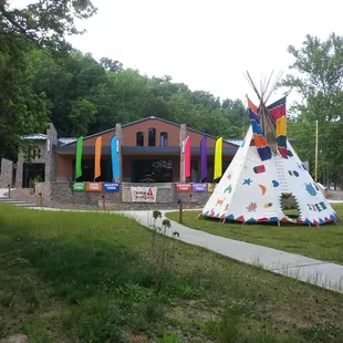 New Conference Center (decorates for Camp Tsungani).