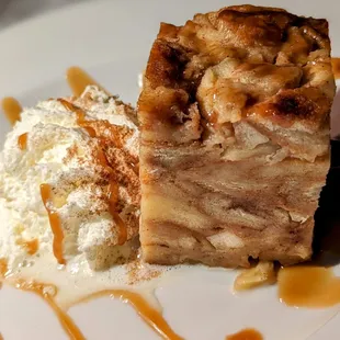 Apple Cinnamon Bread Pudding.