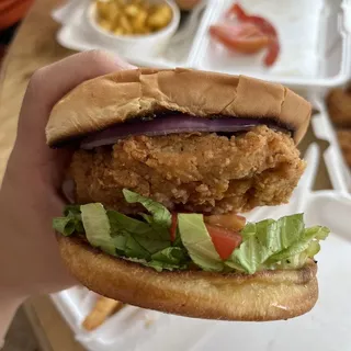 Chicken Sandwich and Side