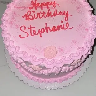 Lemon cake with raspberry cream cheese filling
