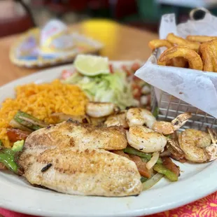 Fish &amp; Shrimp Plate