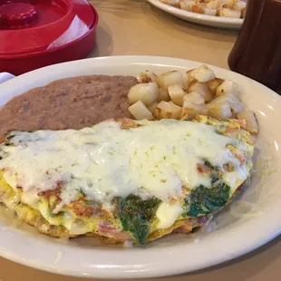 Spinach Omelette