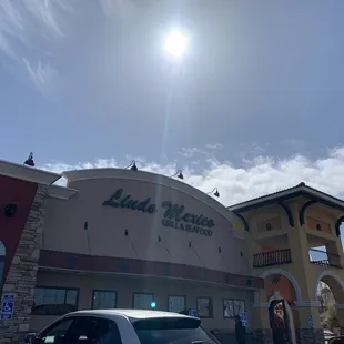 outside