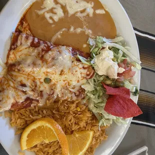 Green Chili Chicken Enchiladas