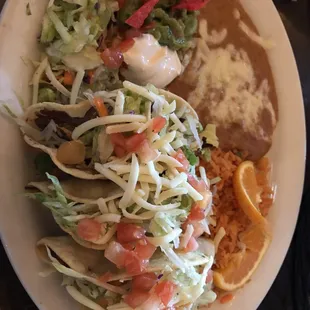 Shredded Beef Chalupa Taco