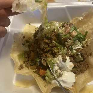 Soggy taco salad