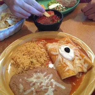 Chicken Enchiladas