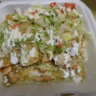 April 9, 2021 Verde Enchiladas