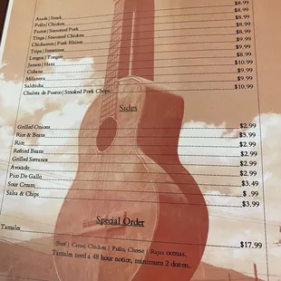 the price of a guitar