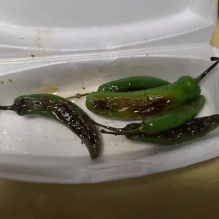 April 9, 2021 Grilled Serranos