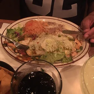 Burrito Fajitas de Camaron