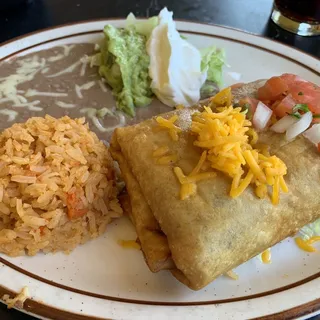 2. Chimichanga Lunch Special