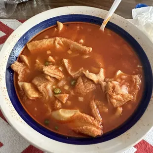 This is the menudo they serve you