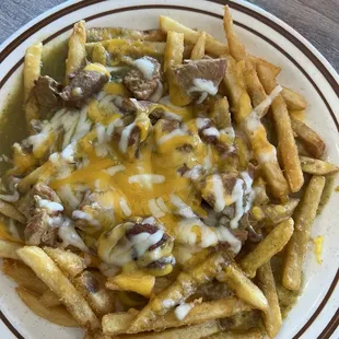 Chile verde fríes