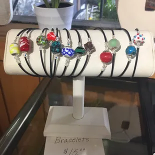 colorful bracelets