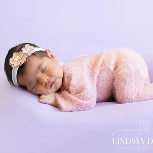 Newborn Portraits for a baby girl