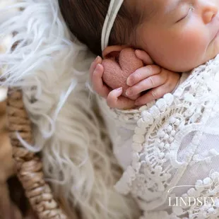 Detail shot from a newborn session