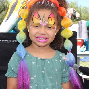 Bubble Hair Bar + Face Painting