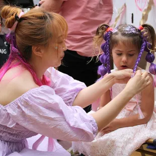 Colored Hair extension bar!