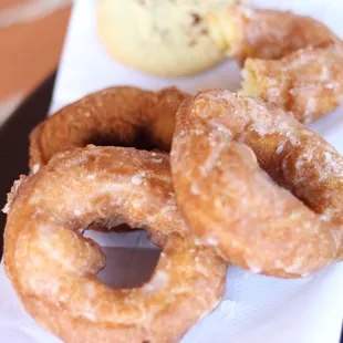 Glazed old fashioned Swedish donuts &amp; Swedish almond cookie
