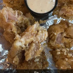Raw chicken
