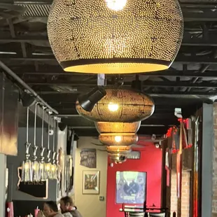 a woman sitting at a bar